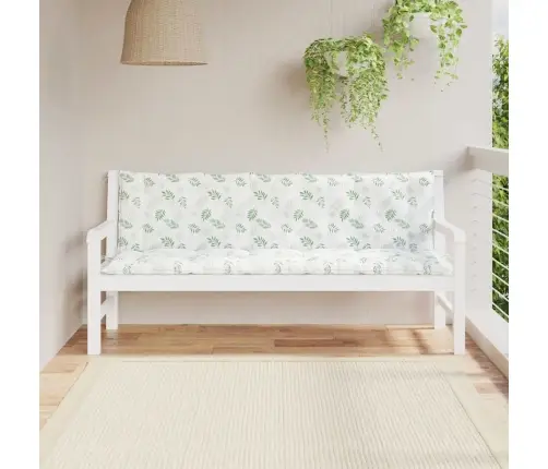 Dārza Sola Matrači, 2 Gab., Oksforda Audums Ar Lapu Apdruku Vidaxl