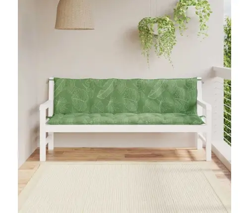 Sodo Suoliuko Pagalvėlės, 2Vnt., Oksfordo Audinys, Su Lapais