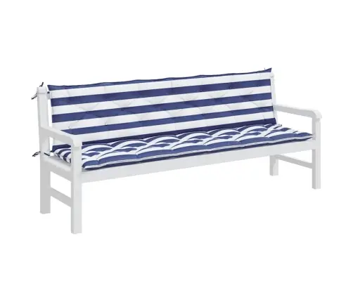 Aiapingi Istmepadjad 2 Tk, Sinise/Valge Triibuline, 200X50X7 Cm