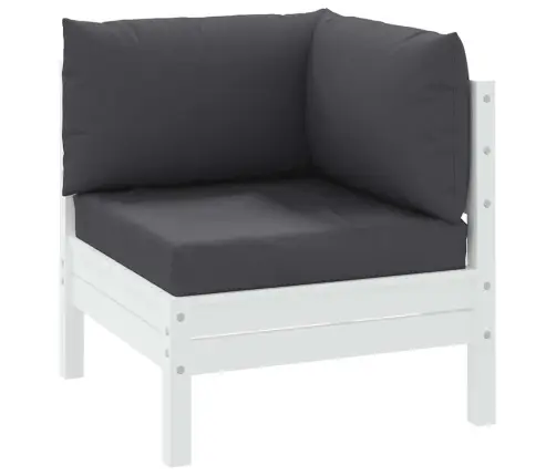 Palešu Spilveni, 3 Gab., Oksforda Audums, Antracītpelēks Vidaxl