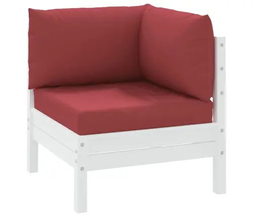 Palešu Spilveni, 3 Gab., Vīnsarkans Oksforda Audums Vidaxl