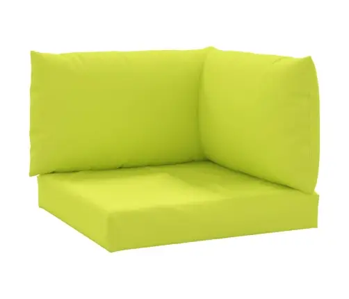 Palešu Spilveni, 3 Gab., Spilgti Zaļš Oksforda Audums Vidaxl