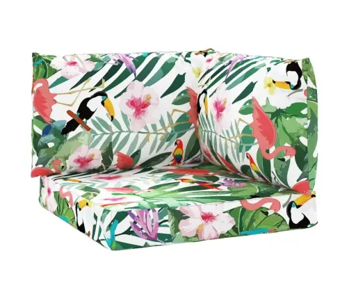 Palešu Dīvānu Matrači, 3 Gab., Krāsains Audums Vidaxl