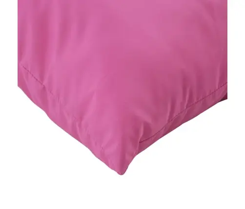 Palešu Dīvānu Matrači, 3 Gab., Rozā Audums Vidaxl