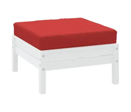 Palešu Spilvens, 60X60X9,5 Cm, Oksforda Audums, Sarkans Vidaxl