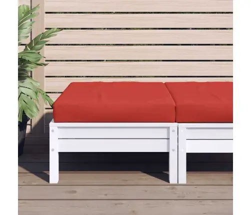 Palešu Spilvens, 60X60X9,5 Cm, Oksforda Audums, Sarkans Vidaxl