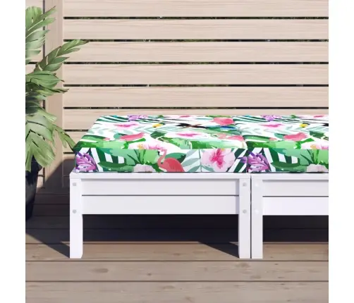 Palešu Matracis, 60X60X8 Cm, Krāsains Oksforda Audums Vidaxl