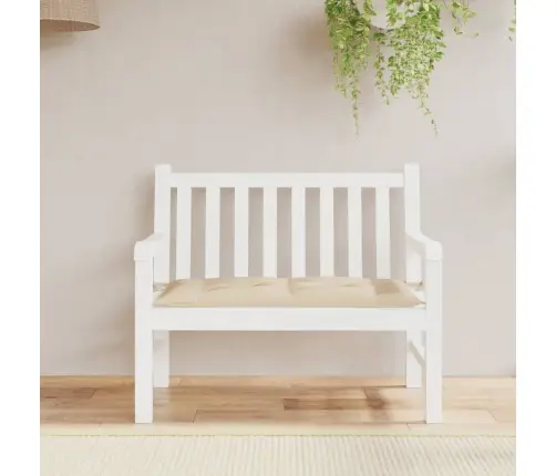 Dārza Sola Matracis, 110X50X7 Cm, Audums, Bēšs Vidaxl