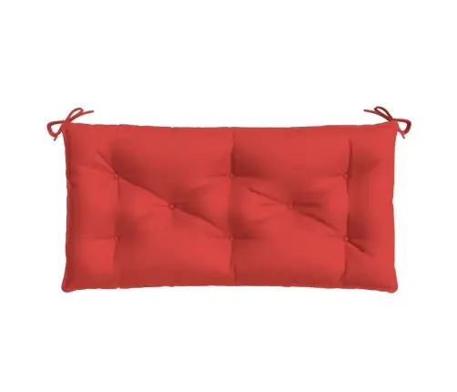 Dārza Sola Matracis, 110X50X7 Cm, Audums, Sarkans Vidaxl