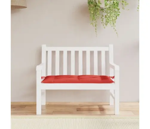 Dārza Sola Matracis, 110X50X7 Cm, Audums, Sarkans Vidaxl