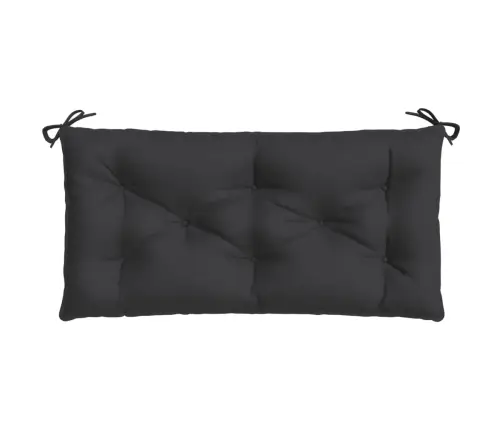Dārza Sola Matracis, 110X50X7 Cm, Audums, Melns Vidaxl