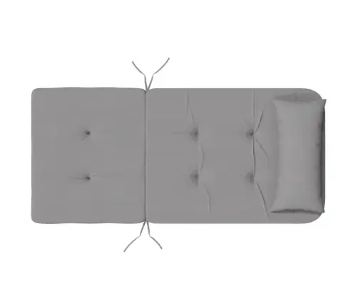 Adirondack Kėdės Pagalvėlės, 2Vnt., Pilkos, Oksfordo Audinys