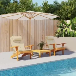 Dārza Krēslu Spilveni, 2 Gab., Oksforda Audums, Bēši Vidaxl