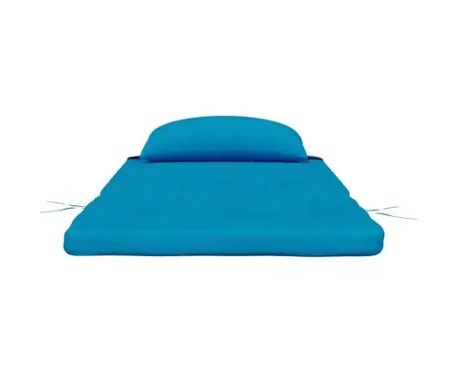 Dārza Krēslu Spilveni, 2 Gab., Gaiši Zils Oksforda Audums Vidaxl