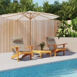 Adirondack Kėdės Pagalvėlės, 2Vnt., Taupe, Oksfordo Audinys