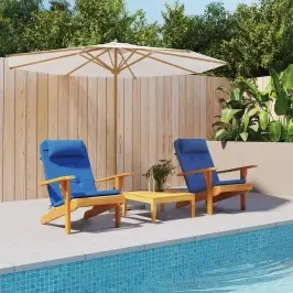 Krēslu Spilveni 2 Pcs Zila 58 X 77 X 4,5 Cm Oksforda Audums Vidaxl