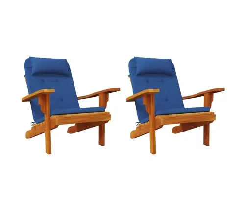 Toolipadjad 2 Pcs Sinine 58 X 77 X 4,5 Cm Oxfordi Kangas