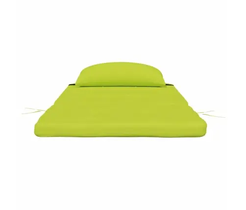 Krēsla Spilvens Ar Spilvenu 2 Pcs Spilgti Zaļa 58 X 77 X 4.5 Cm Vidaxl