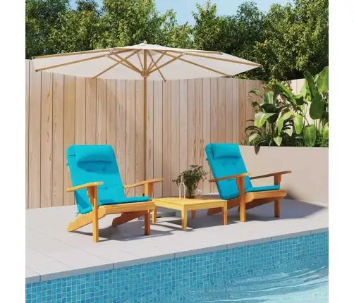 Toolipadjad 2 Pcs Türkiis 58 X 77 X 4,5 Cm Oxfordi Kangas