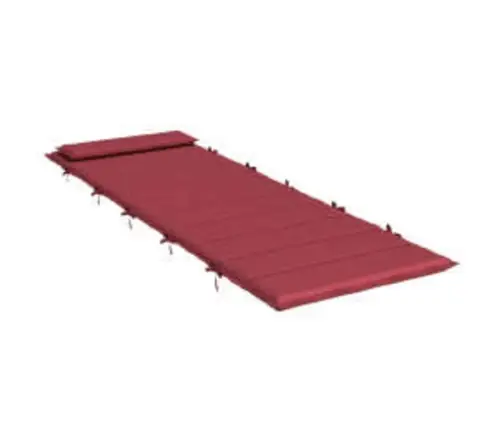 Päikese Lounge Patja Veinipunane 178 X 60 X 4 Cm Oxfordi Kangas