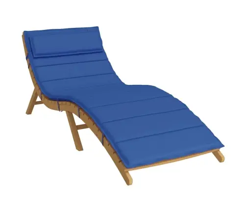 Päevitustooli Padi, Sügavsinine, 180X60X4 cm Oxford Kangas