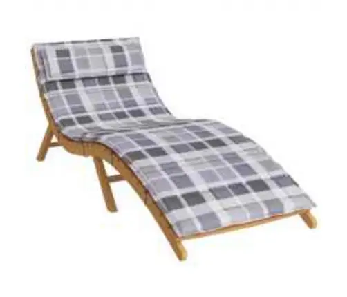 Saulės Poilsio Pagalvė Pilka 178 X 60 X 4 Cm Oksfordo Audinys