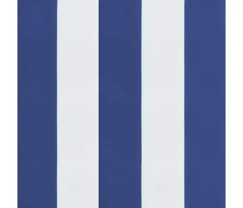 Sauļošanās Krēsla Matracis, 180X60X4 Cm, Zilas, Baltas Svītras Vidaxl