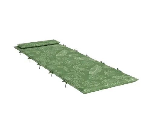 Päikese Lounge Patja Roheline 178 X 60 X 4 Cm Oxfordi Kangas