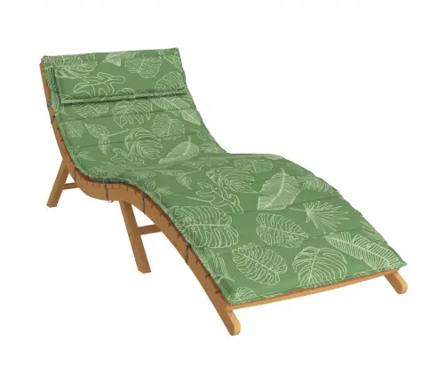 Päikese Lounge Patja Roheline 178 X 60 X 4 Cm Oxfordi Kangas