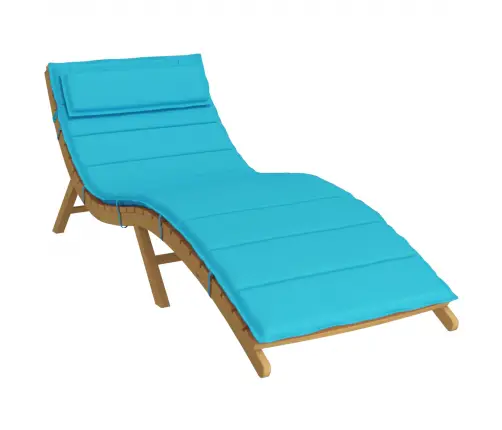 Saules Atpūtas Spilvens Tirkīzzila 178 X 60 X 4 Cm Vidaxl