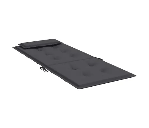 Kõrge Seljatoega Toolipadjad 6 Tk, Antratsiithall, Kangas