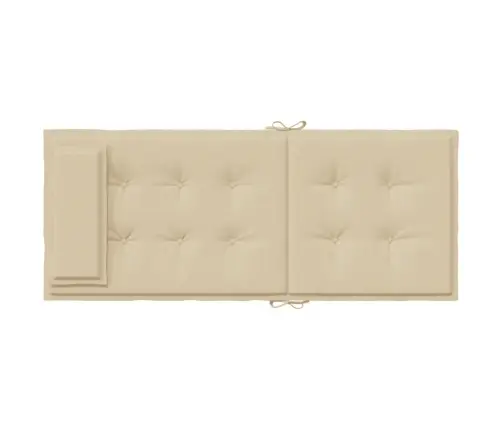 Dārza Krēslu Spilveni, 2 Gab., Bēšs Oksforda Audums Vidaxl