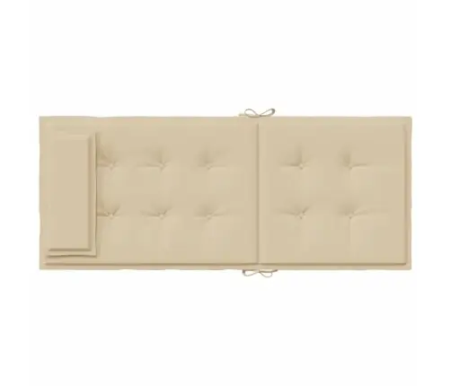 Dārza Krēslu Spilveni, 4 Gab., Bēšs Oksforda Audums Vidaxl