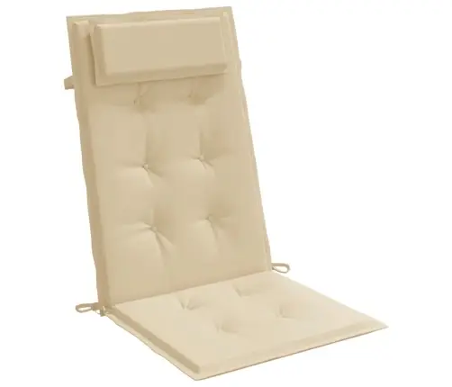 Dārza Krēslu Spilveni, 6 Gab., Bēšs Oksforda Audums Vidaxl