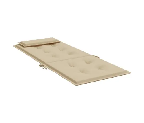 Dārza Krēslu Spilveni, 6 Gab., Bēšs Oksforda Audums Vidaxl