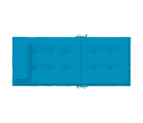 Dārza Krēslu Spilveni, 2 Gab., Gaiši Zils Oksforda Audums Vidaxl