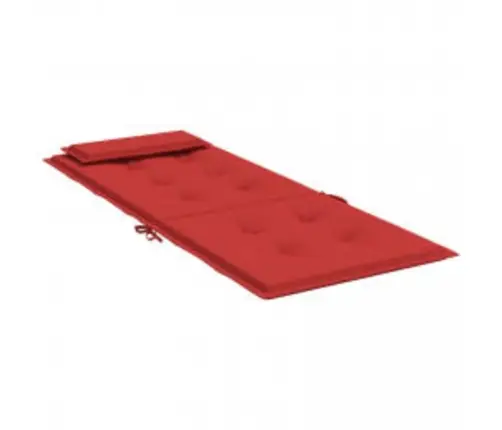 Kõrge Seljatoega Toolipadjad 4 Tk, Punane, Oxford Kangas