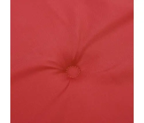 Kõrge Seljatoega Toolipadjad 4 Tk, Punane, Oxford Kangas