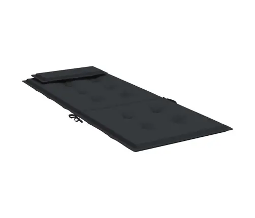 Dārza Krēslu Spilveni, 2 Gab., Melns Oksforda Audums Vidaxl