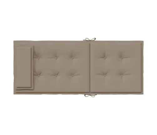 Dārza Krēslu Spilveni, 4 Gab., Pelēkbrūns Oksforda Audums Vidaxl