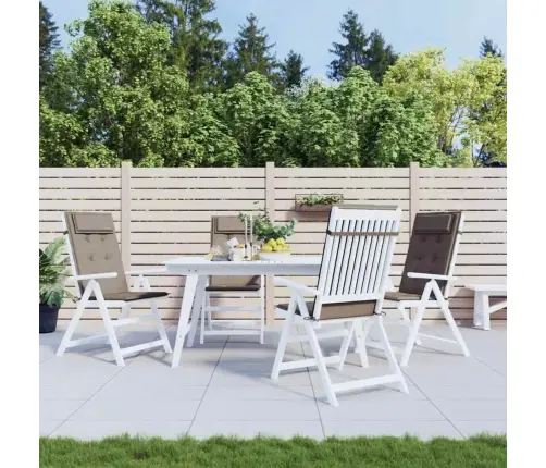 Dārza Krēslu Spilveni, 4 Gab., Pelēkbrūns Oksforda Audums Vidaxl