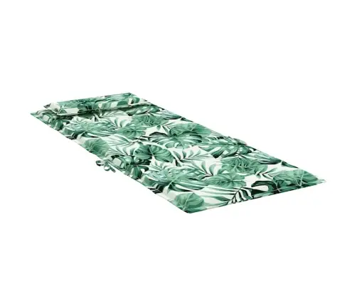 Kõrge Seljatoega Toolipadjad 6 Tk, Lehemuster, Oxford Kangas