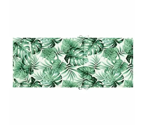 Kõrge Seljatoega Toolipadjad 6 Tk, Lehemuster, Oxford Kangas