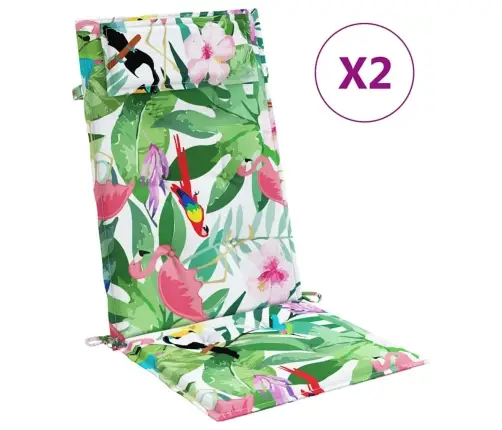 Kėdės Pagalvėlės, 2Vnt., Įvairių Spalvų, Oksfordo Audinys