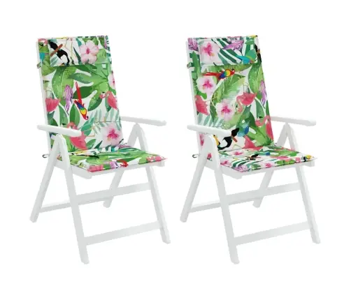 Kėdės Pagalvėlės, 2Vnt., Įvairių Spalvų, Oksfordo Audinys