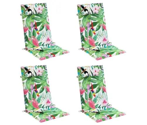 Dārza Krēslu Spilveni, 4 Gab., Krāsains Oksforda Audums Vidaxl