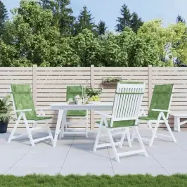 Kõrge Seljatoega Toolipadjad 4 Tk, Lehemuster, Oxford Kangas