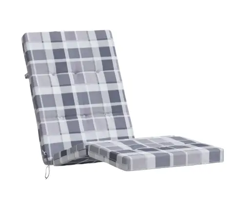 Terasos Kėdės Pagalvėlės, 2Vnt., Oksfordo Audinys, Languotos