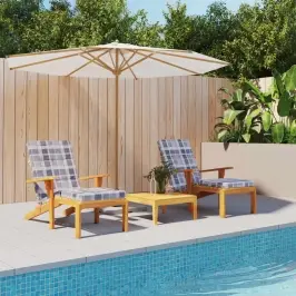 Krēslu Spilveni, 2 Gab., Oksforda Audums, Pelēkas Rūtis Vidaxl