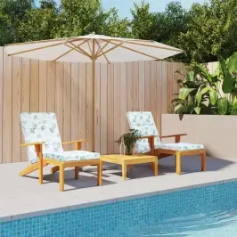 Krēslu Spilveni, 2 Gab., Oksforda Audums, Lapu Apdruka Vidaxl